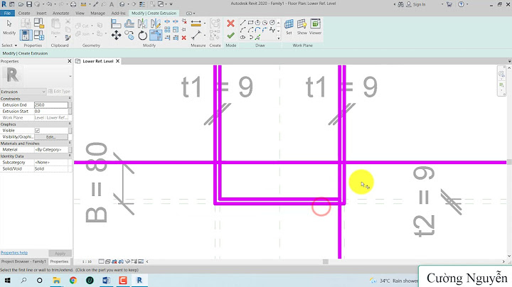 Hướng dẫn tạo family dầm thép chữ c trong revit năm 2024