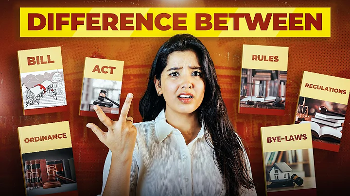 Difference between Act, Bill, Rules, Regulations, Ordinance, Bye-Laws, etc. | Important Legal Terms