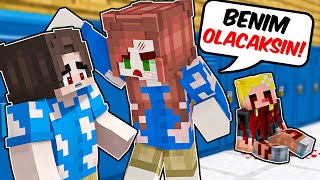 KORKUNÇ KIZLAR BORALO İÇİN KAVGA EDİYOR 🥊🥰 - Minecraft