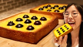 Custard Toast 🍞 | TikTok’s creamy toast hack