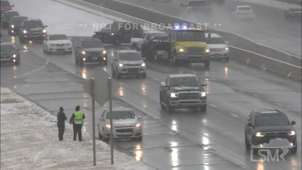 11252023 Wichita, KS Accidents Begin Across Town As Winter Storm