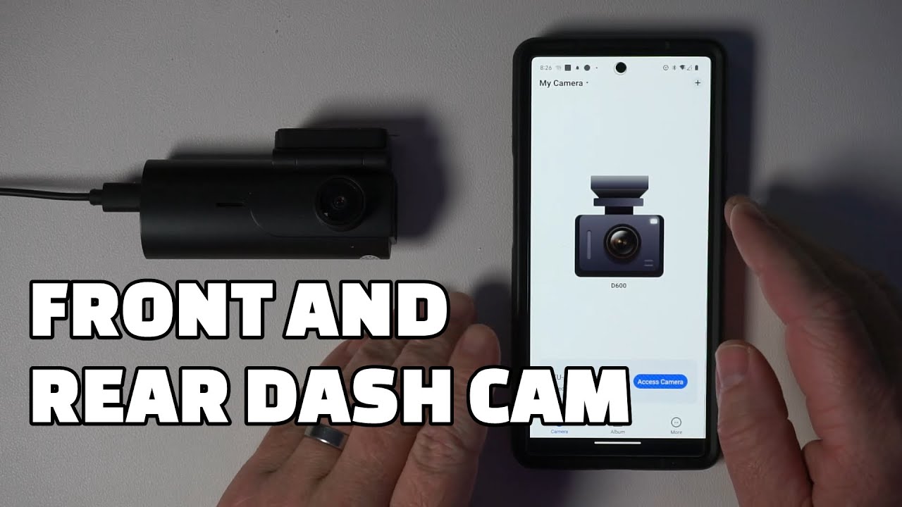  sarmert 4K Dash Cam Front and Rear with 64GB SD Card