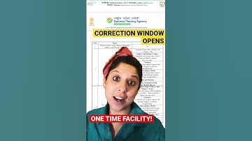 Neet 2023 NTA CORRECTION WINDOW OPENS!! VERY IMP/ NEET 2023