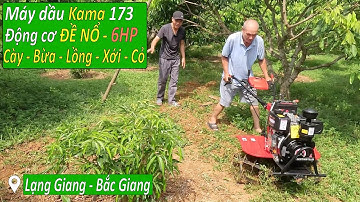 Bàn giao Máy Xới Đất 173 Kachita Đề Nổ làm 1 hecta đất đồi tại Bắc Giang