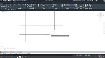 4.5 Autocad 2025 tutorial for beginners (Step by Step) - How to use Fillet Command in AutoCAD (F)