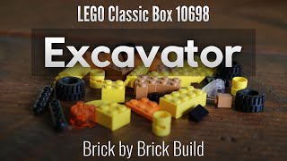 LEGO Classic Box 10698 Excavator Build