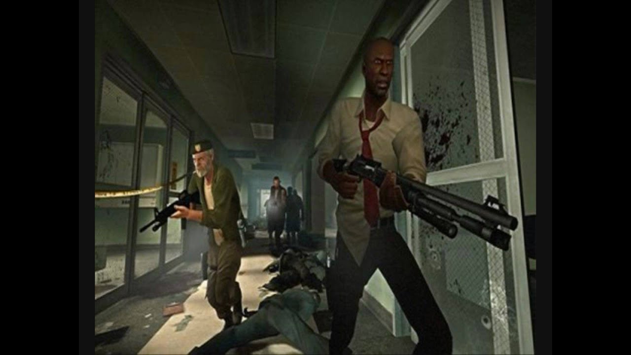 Left 4 Dead - Bill and Louis hate Friendly Fire