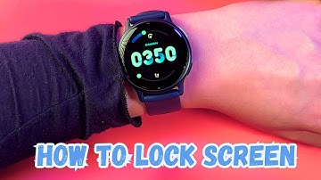 How to Lock and Unlock the Garmin Vivoactive 5 Screen