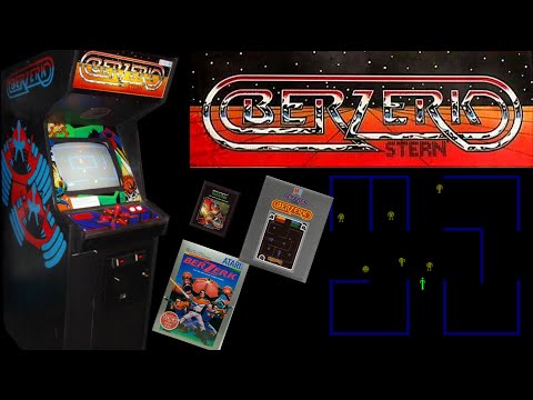 Berzerk Arcade VS Atari 2600 VS Atari 5200 VS Vectrex - Sinistermoon's Retro Reviews