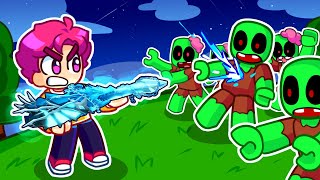 Hiha hunting ZOMBIES in Roblox 🤣 screenshot 3