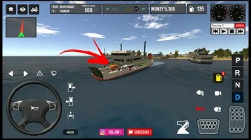 Indonesia Bus Transport By Ship | IDBS Bus Simulator | Android Gameplay #1