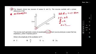 #9702/11/M/J/18 Q26 #path#difference#constructive#Interference