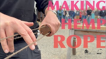 How To Make A Rope - Norwegian Ropemaker Explains! | FULL VIDEO at OffCenterHarbor.com
