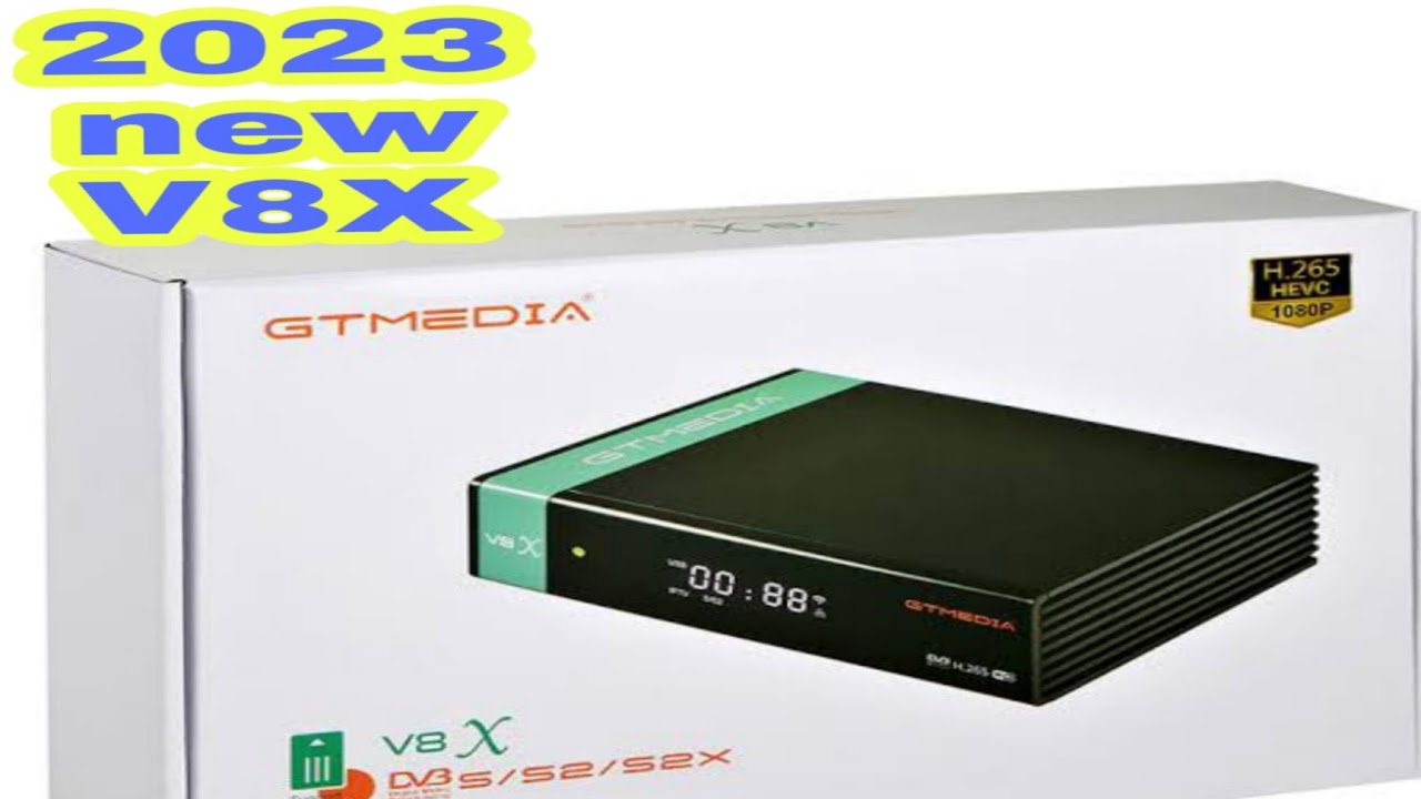 GT media V8X unboxing and review new GT media we 8X new 2023 GT media  forever server box 4k gt combo 