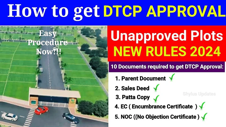DTCP land Approval 2024 | documents required for dtcp approval |Cost of dtcp approval |how to apply