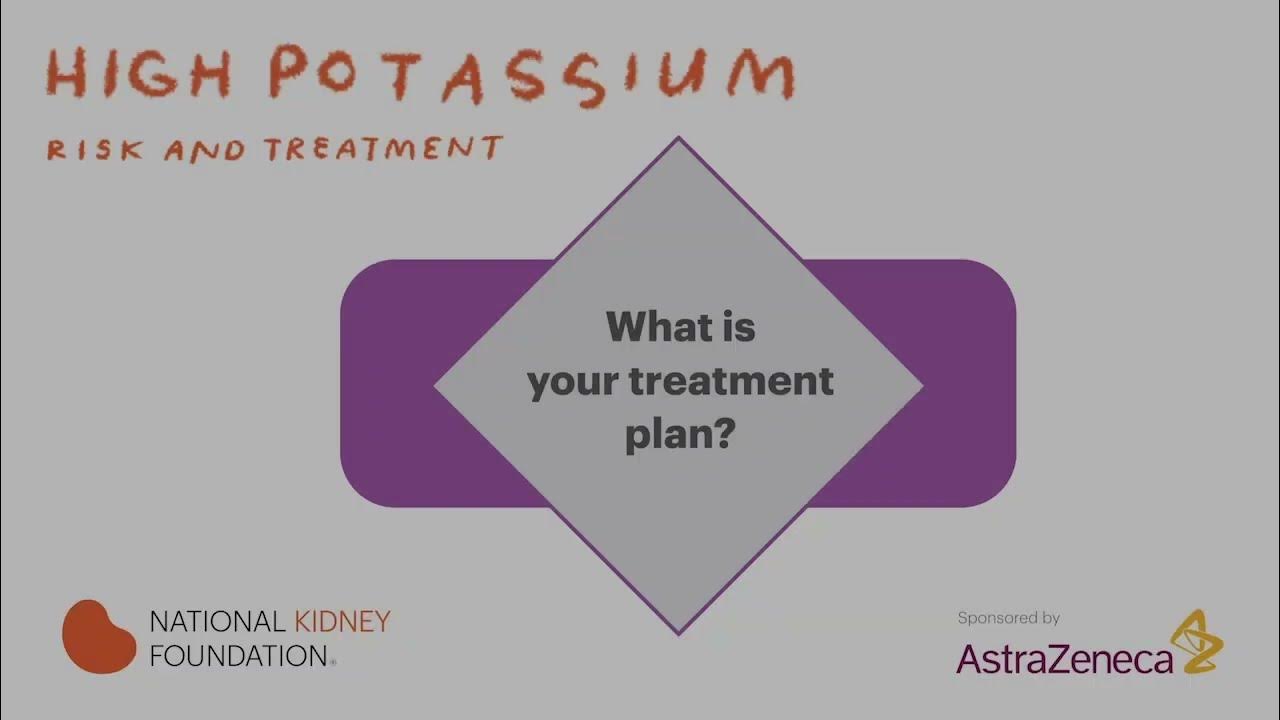 What is your high potassium treatment plan youtube