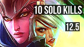 QUINN vs RIVEN (TOP) | 3.3M mastery, 10 solo kills, 24/4/11, 700+ games | BR Master | 12.5