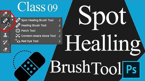How to Use Spot Healing Brush Tool in Photoshop in Hindi