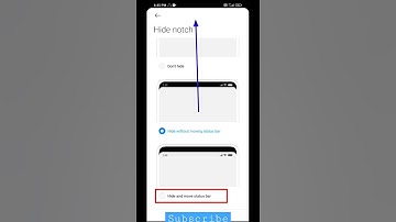 How To Hide Notch On Any Android Smartphones || Notch Ko Hide Unhide Kaise Kare #shorts