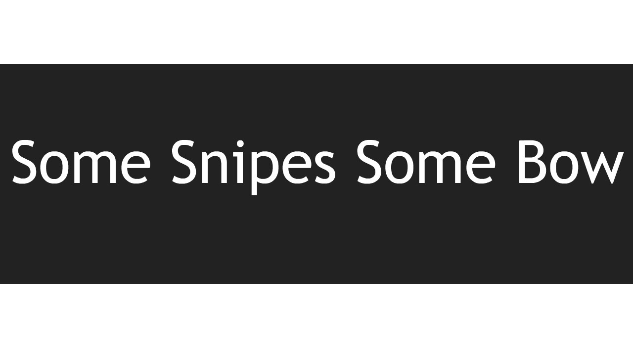 Krunker.io: Season 1: Episode 4: Some Snipes Some Bow!