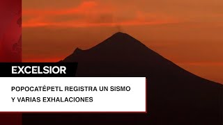 ¡Popocatépetl aumenta su actividad! Registra un sismo y 85 exhalaciones