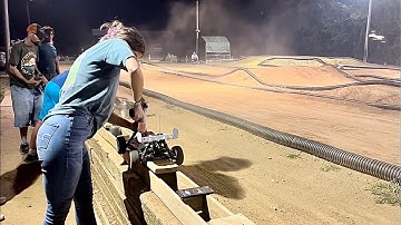 Jared Tebo’s wife Megan with an Awesome RC fuel stop