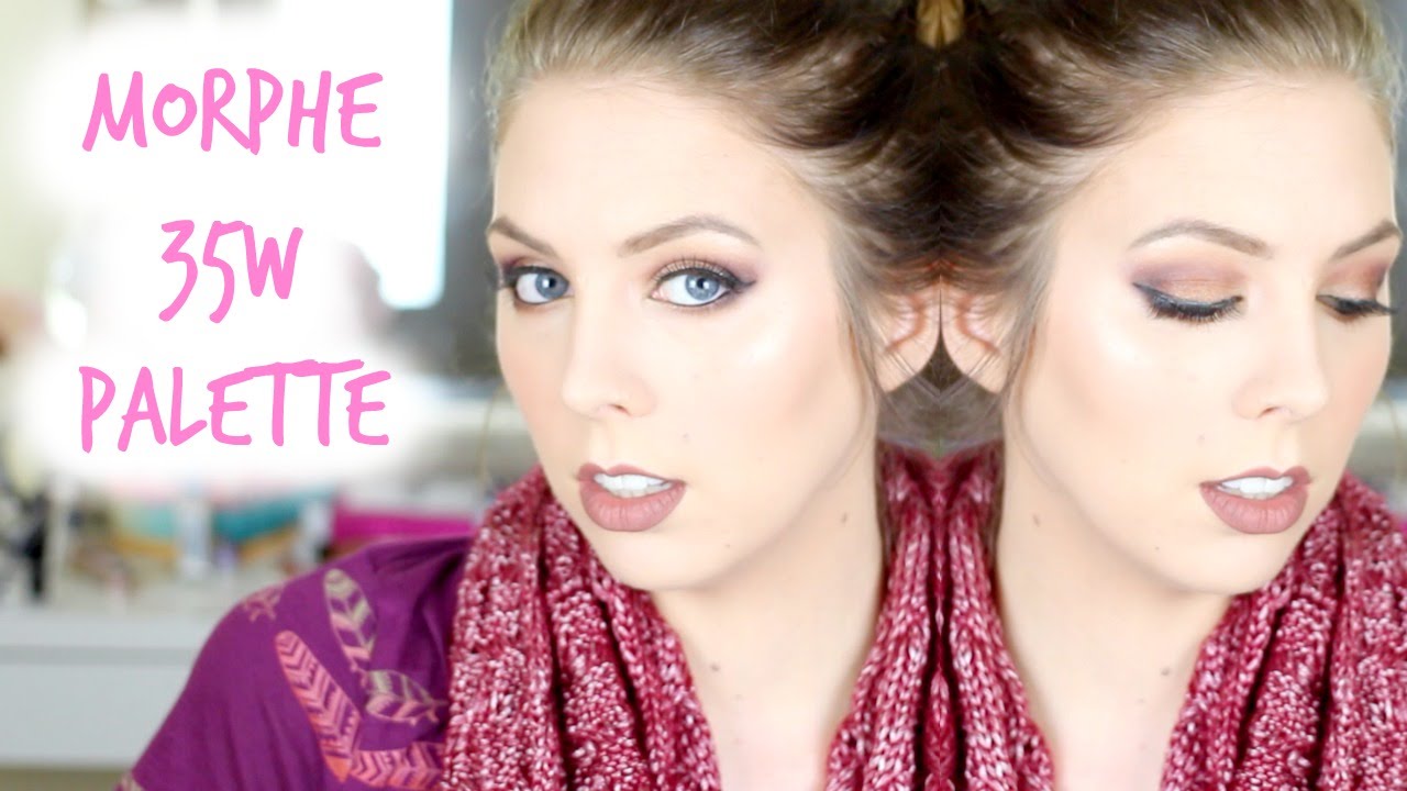Morphe 35W Palette Cranberry Bronze Makeup Tutorial
