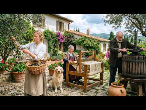 Paradise Village in Italy: Olive Harvest for Oil & Sheep Shearing for Wool Traditions