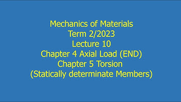 10 Ch 4 END Ch 5 Torsion Part 1 Mech of Materials Inter Prog 2 2023 Dec 14 2023