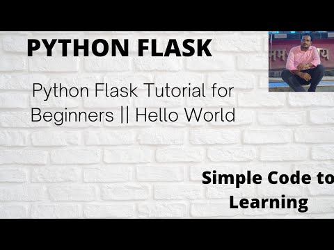 1 : Python Flask Tutorial for Beginners || Hello World (Hindi)