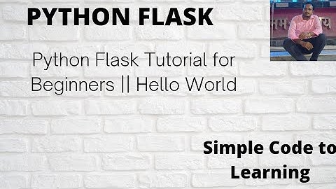 1 : Python Flask Tutorial for Beginners || Hello World (Hindi)