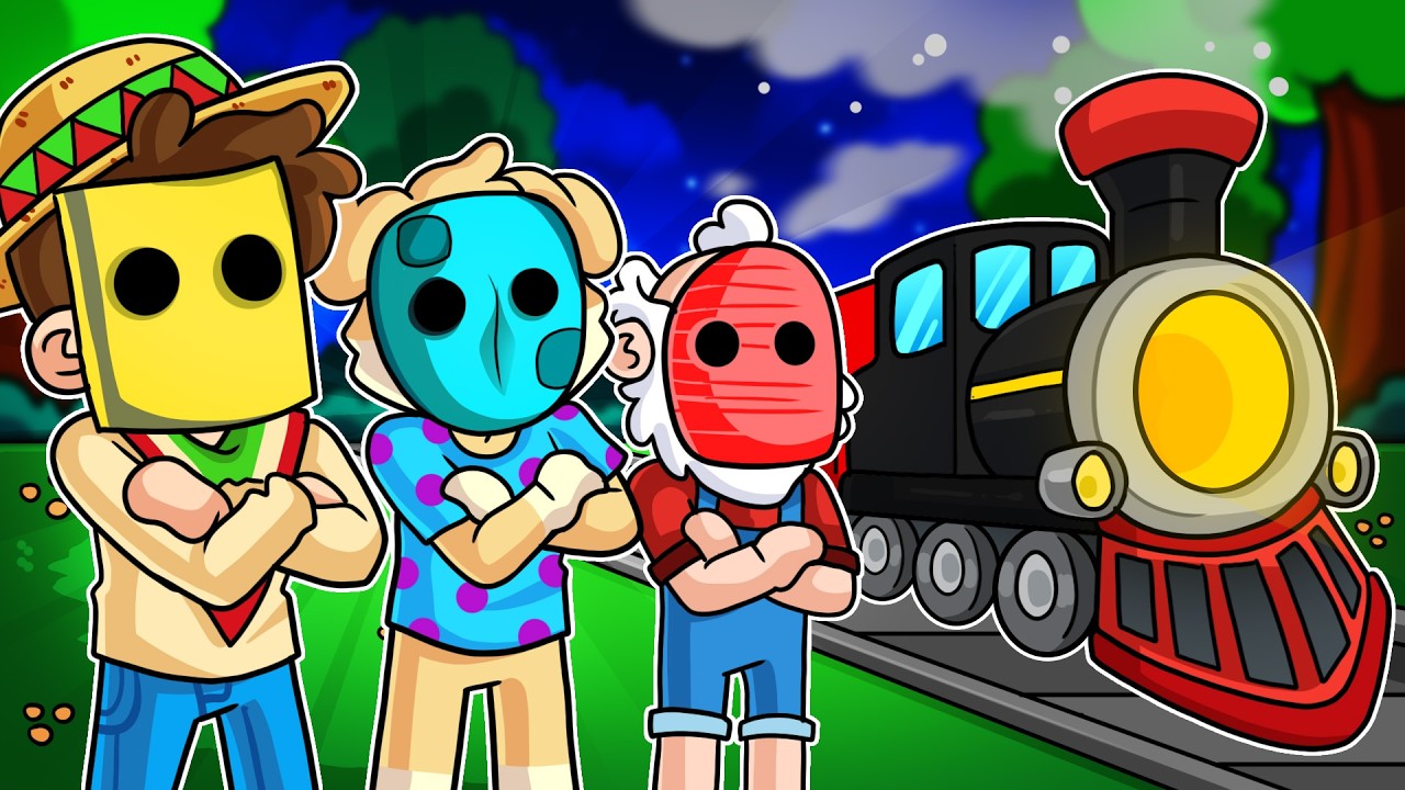 ¡Mis AMIGOS y Yo ESCAPAMOS del BOSQUE en TREN! 😱🚂💀 SILVIOGAMER en Forest Escape: Last Train