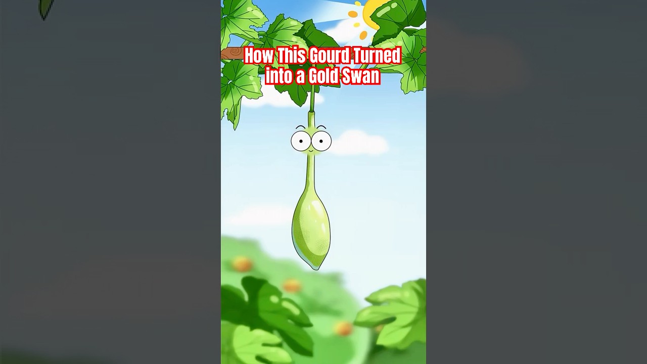 Как эта тыква превратилась в золотого лебедя 