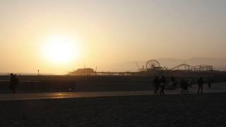 Timelapse Santa Monica Pier - Sunset