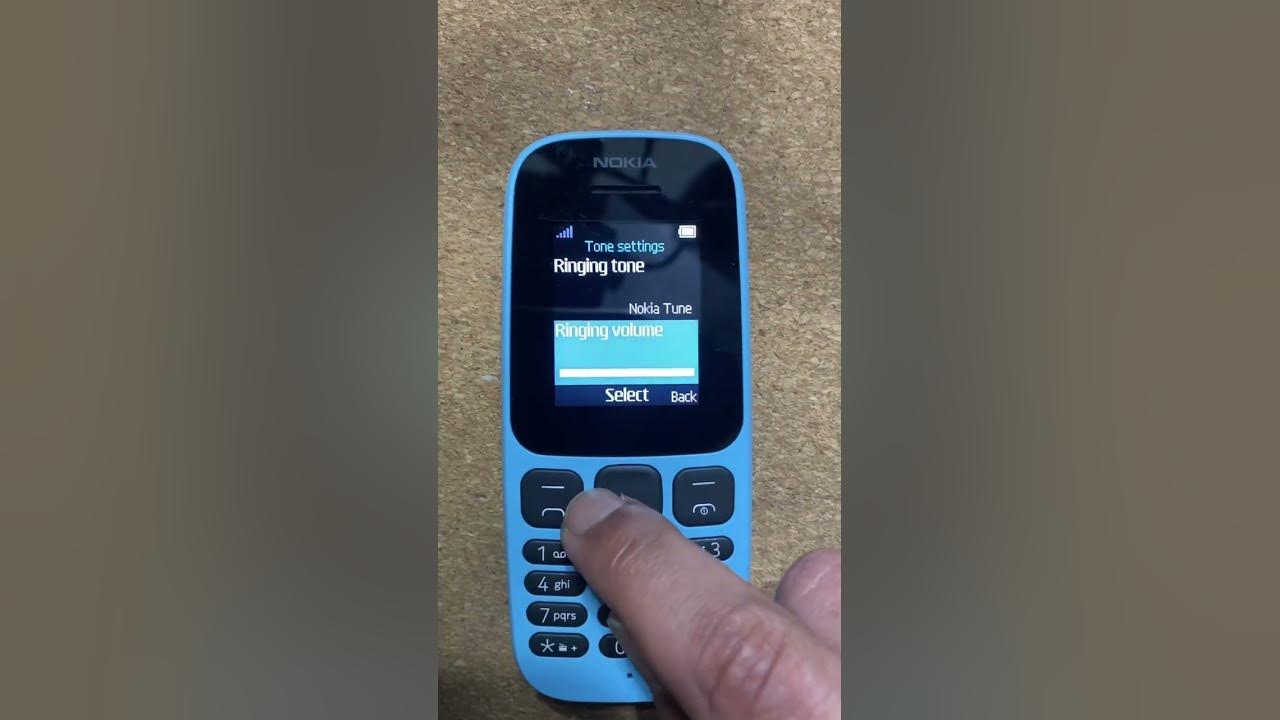 Nokia 105 Ringing Volume #Nokia105 #Nokia #Howto #Volume #Mobilephone -  Youtube