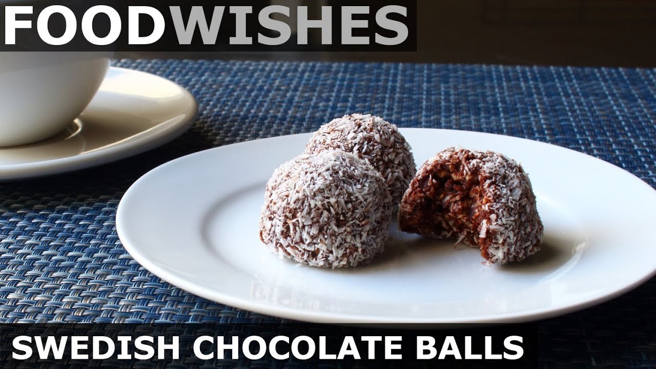 Swedish Chocolate Balls (Chokladbollar) - Food Wishes