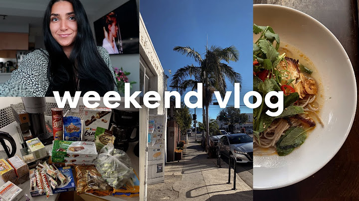 LA weekend vlog: workout, getting a facial, date night, AMAZING FOOD + healthy grocery haul & more!