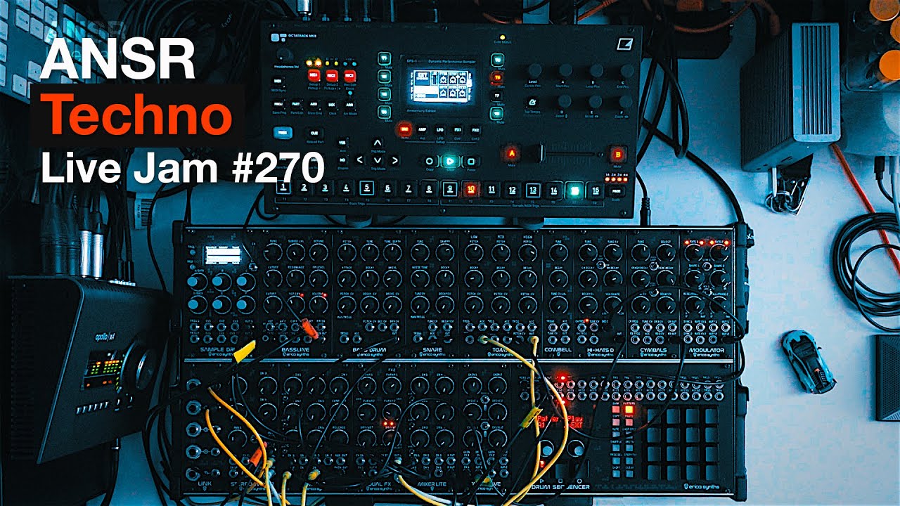 Techno Live Jam - 270 with Techno System + Octatrack mk.II - YouTube
