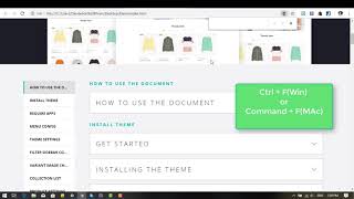 Elessi Shopify Theme - How to use the document