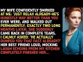 MY WIFE CONFIDENTLY SMIRKED AT ME: 'JUST RELAX ALREADY-HE'S HONESTLY WAY BETTER THAN YOU EVER WERE, 