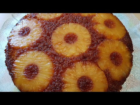 gateau-d'ananas-super-moelleux-الذ-كاكة-اناناس-بطريقة-سهلة-ومبسوطة