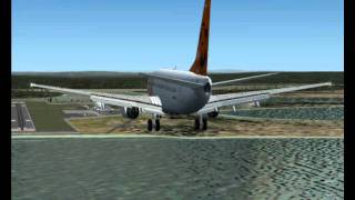 BOEING 737-700 POUSO ILHÉUS - BAHIA - LANDING ILHÉUS