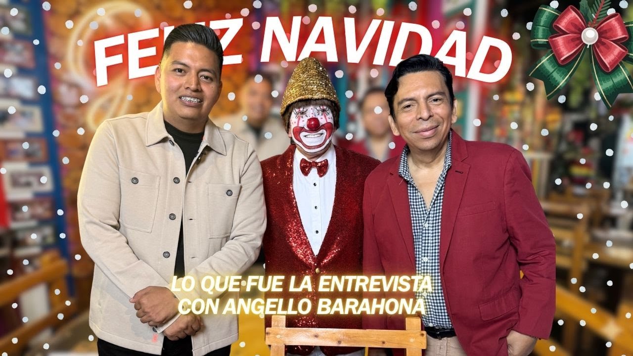 Un POCO de la ENTREVISTA NAVIDEÑA, con Angello Barahona y Tiko Tiko 🎄