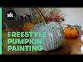 30 Days of Holiday Gift Making | Day 2: Freestyle Painted Pumpkins with Flori Fama