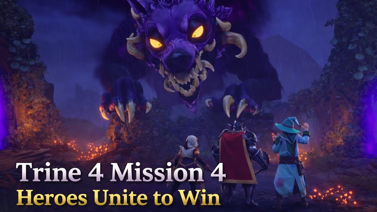 Trine 4 Mission 4 Gameplay | Heroes Unite to Win