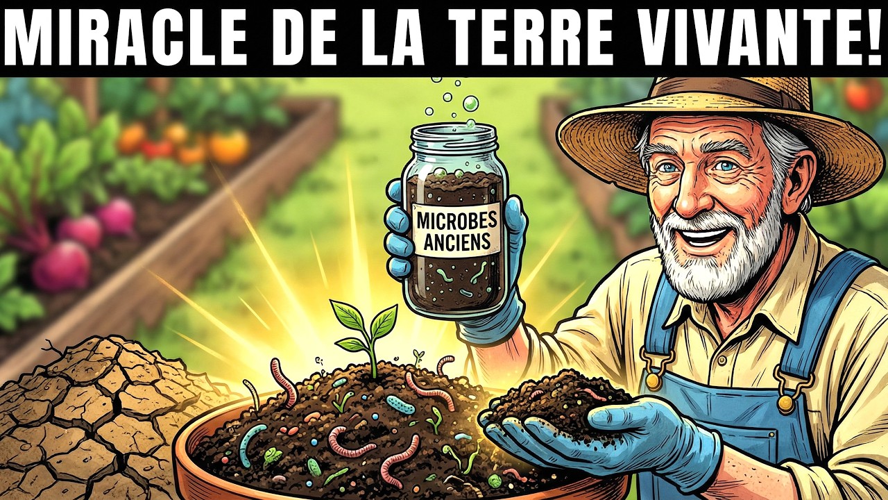 Cette Méthode ANCIENNE à Base de Microbes Transforme une Terre MORTE en Or Vivant en QUELQUES JOURS