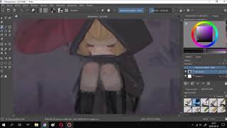 krita speedpaint - raining krita speedpaint - raining