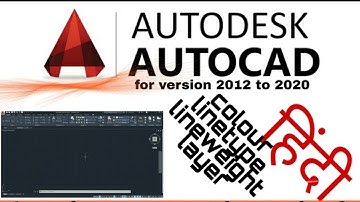 part-17 Color, Linetype, Lineweight & Layer command in autodesk autocad 2012- 2020