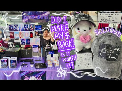 How much $ did I make at my first artist alley?