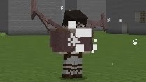 Armored Titan Testing | aot addon v2.1 mcpe | MINECRAFT